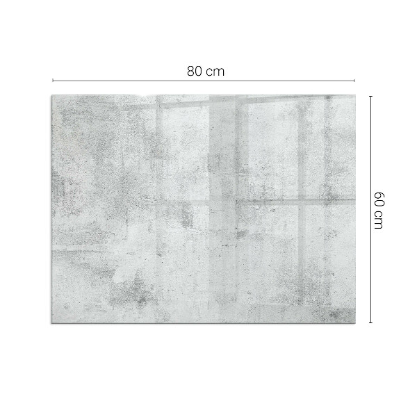 Dreptunghiulară sticlă sub șemineu Textură de beton brut