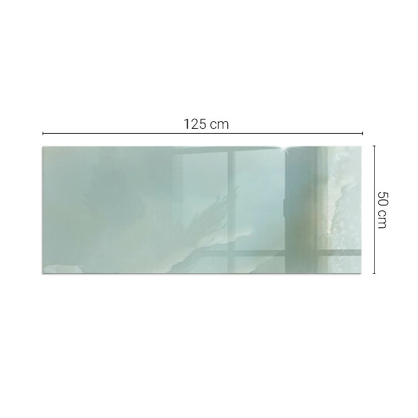 Dreptunghiulară protecție sub sobă Model delicat de marmură