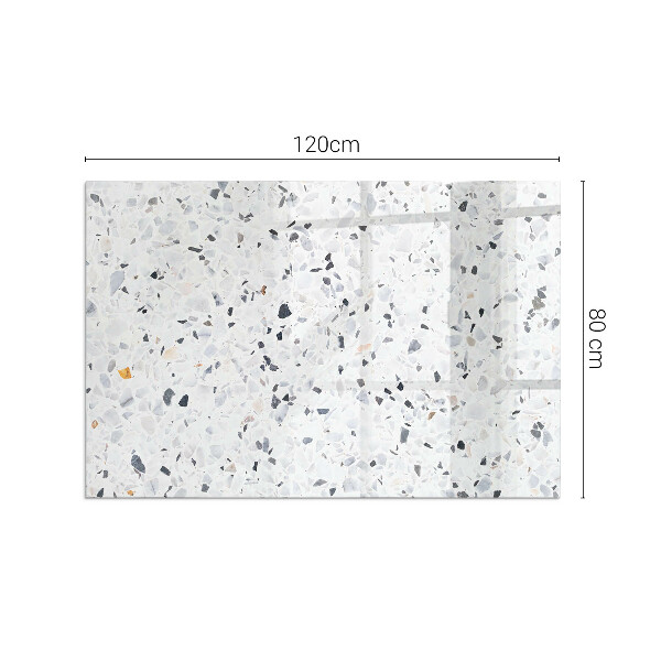 Dreptunghiulară protecție sub sobă Model de piatră cu particule