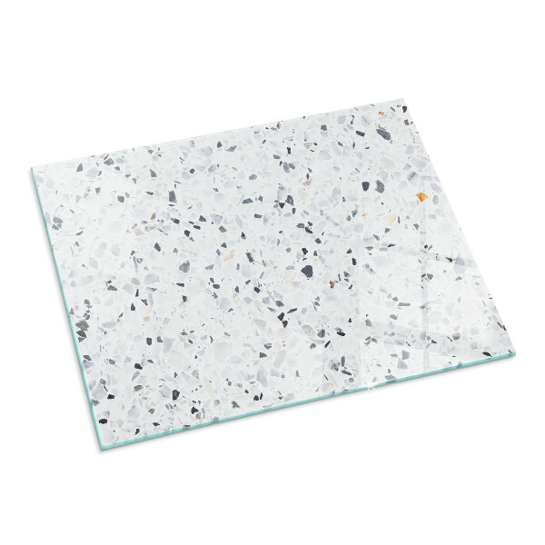 Dreptunghiulară protecție sub sobă Model de piatră cu particule