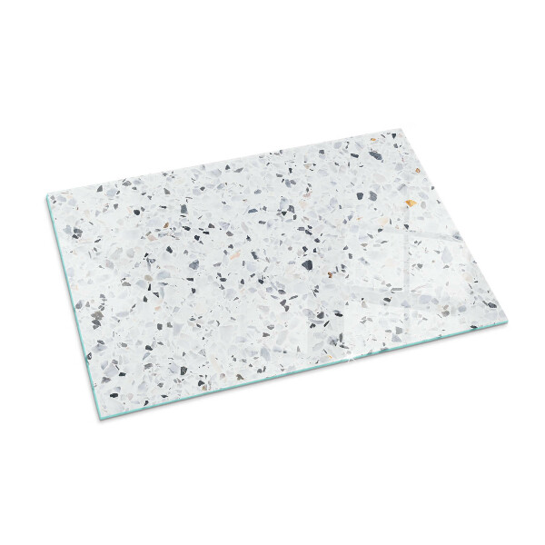 Dreptunghiulară protecție sub sobă Model de piatră cu particule