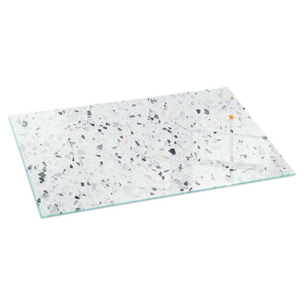 Dreptunghiulară protecție sub sobă Model de piatră cu particule