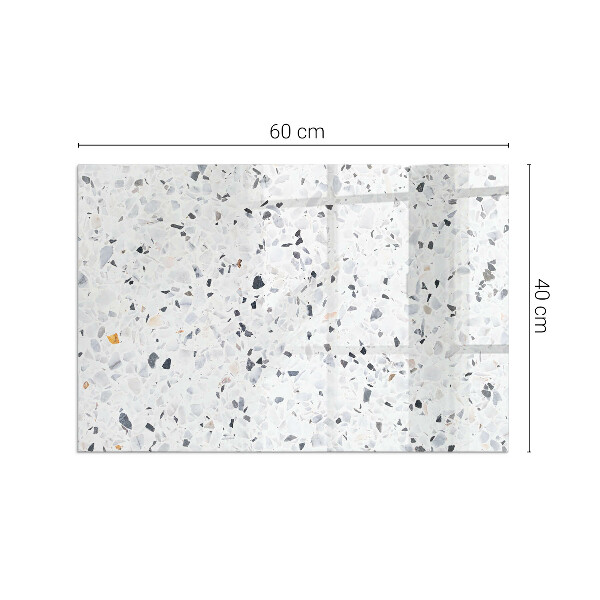 Dreptunghiulară protecție sub sobă Model de piatră cu particule