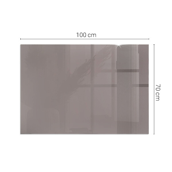 Dreptunghiulară protecție sub sobă Culoare bej