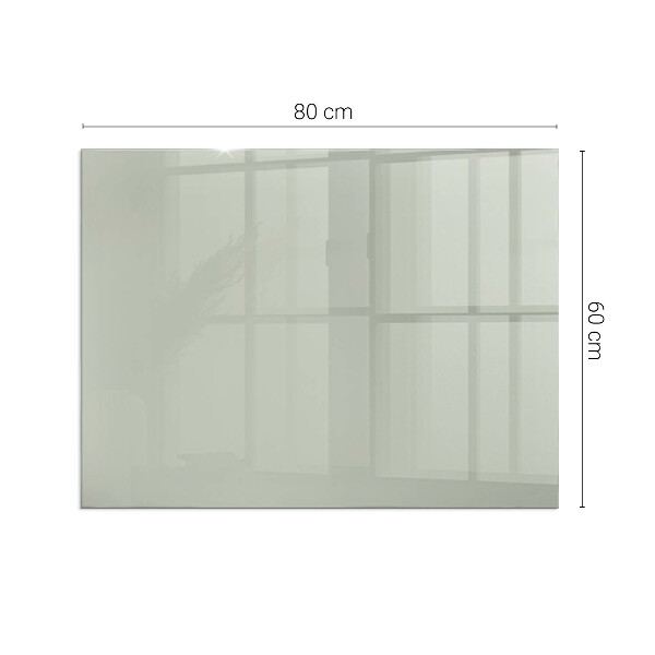 Dreptunghiulară sticlă sub șemineu Culoare Gri-verde