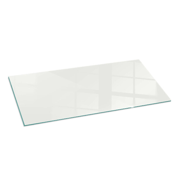 Dreptunghiulară sticlă sub șemineu Culoare fildeș