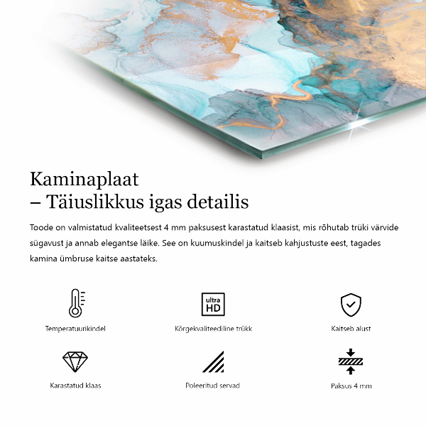 Hexagonală placă de sticlă pentru șemineu Textură de fundal abstractă