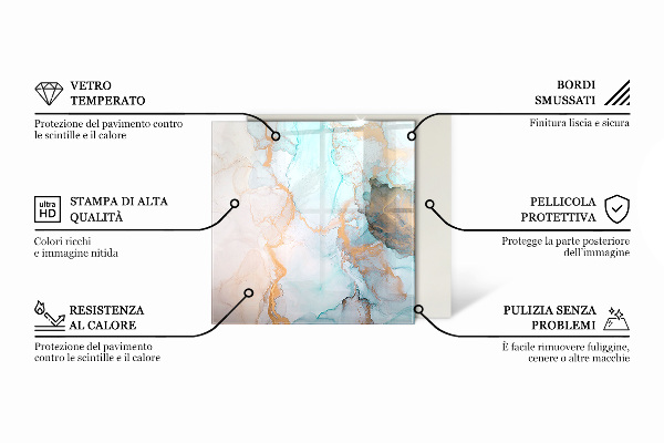 Hexagonală placă de sticlă pentru șemineu Textură de fundal abstractă
