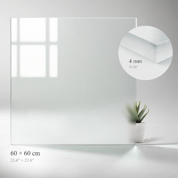 Blat din sticlă securizată translucid pentru masă