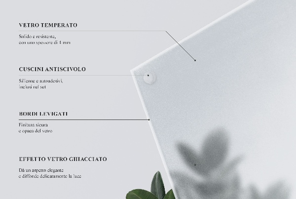 Blat translucid pentru masă rotundă