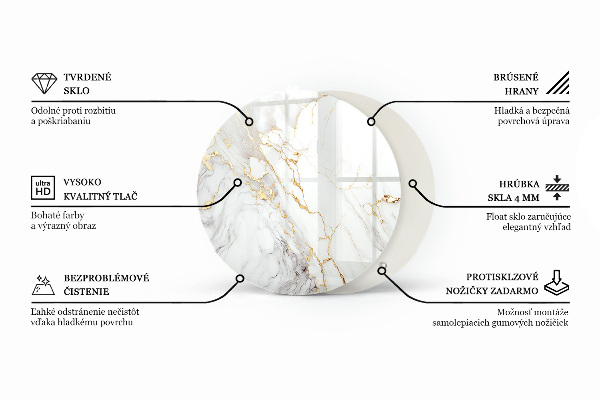 Blat pentru masă Negru fără modele