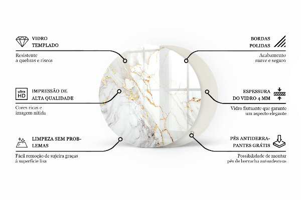 Blat pentru masă Structura modelului de marmură