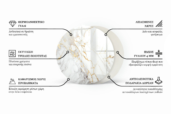 Blat pentru masă Modele de mozaic cu ornamente