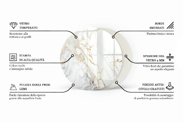 Blat pentru masă Modele de mozaic cu ornamente