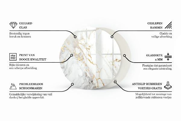 Blat pentru masă Lemn cu accente de rășină