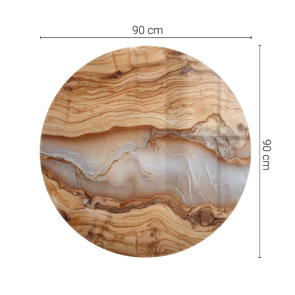 Blat pentru masă Lemn cu accente de rășină