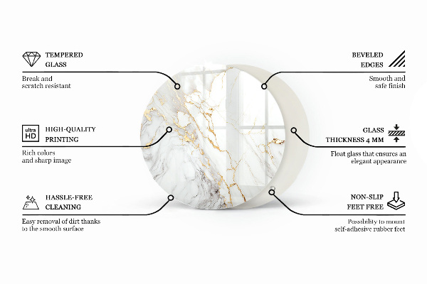 Blat pentru masă Plăci în stil natural