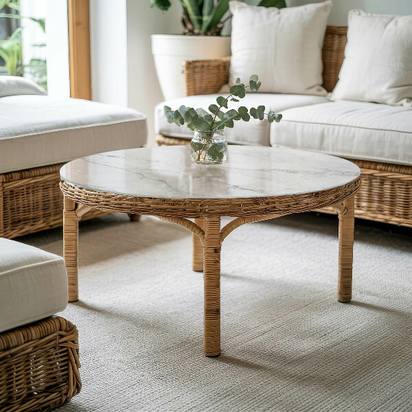 Blat pentru masă Design de marmură la suprafață