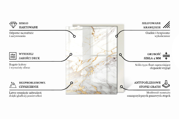 Blat masă Stil negru neted