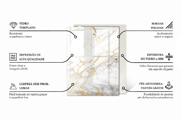 Blat masă Stil negru neted