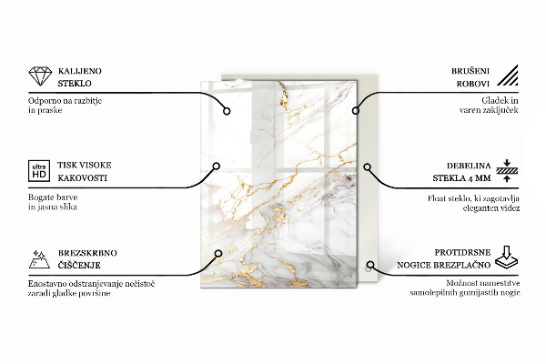 Blat masă Beton cu crăpături