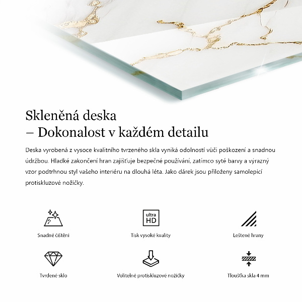 Blat masă Ornamente în stil mozaic