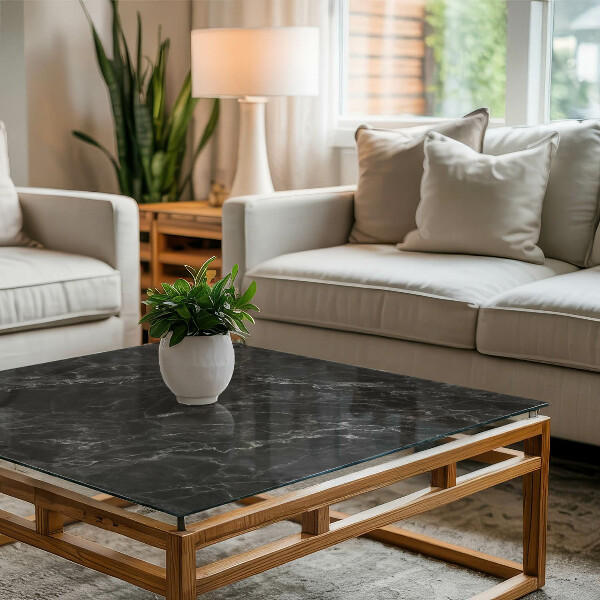 Blat masă Model de marmură cu vene