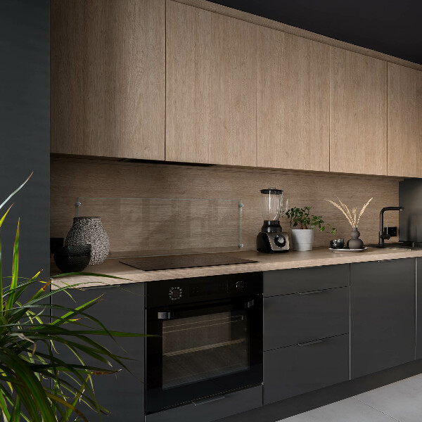 Transparent sticlă pentru bucătărie 100x30 cm