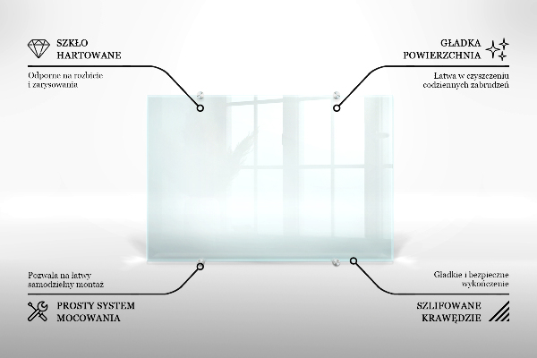 Panou sticlă bucătărie transparent 120x60 cm