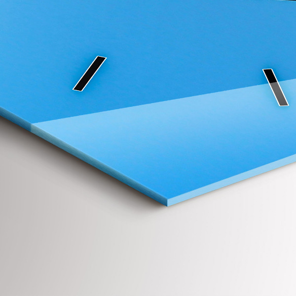 Ceas vertical de perete din sticlă Vedere la munte