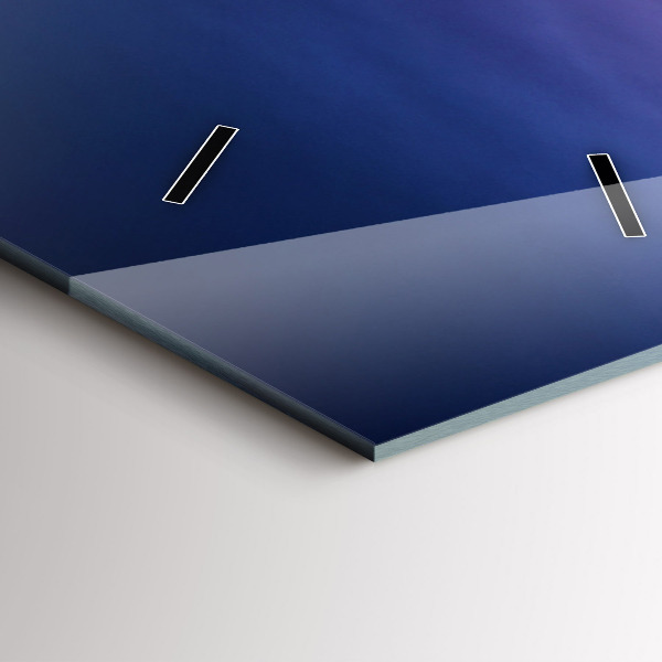 Ceas vertical de perete din sticlă New York și apusul soarelui