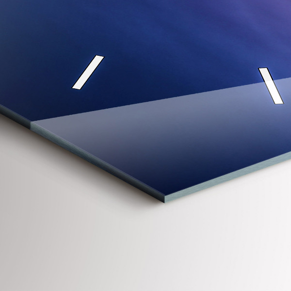 Ceas vertical de perete din sticlă New York și apusul soarelui