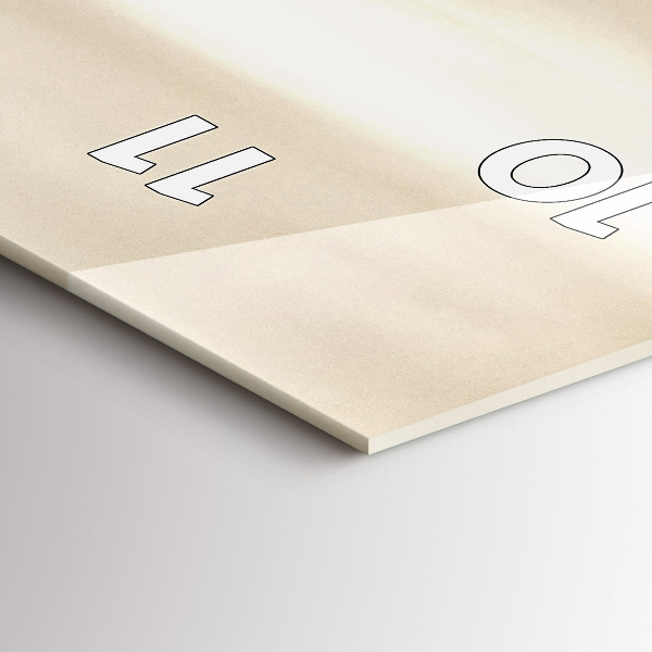 Ceas vertical de perete din sticlă Peisaj panoramic din Paris