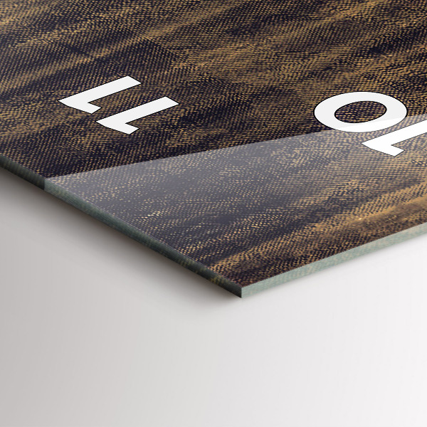 Ceas vertical de perete din sticlă Impresionismul în artă Rynek