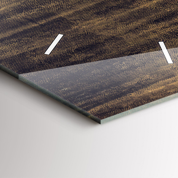 Ceas vertical de perete din sticlă Impresionismul în artă Rynek