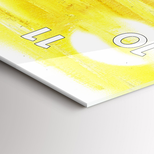 Ceas vertical de perete din sticlă Podul Rialto din Veneția