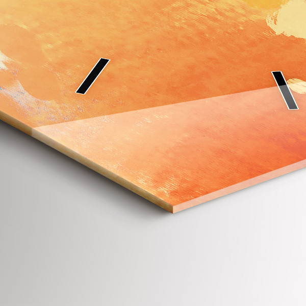 Ceas vertical de perete din sticlă Dragostea platoniciană