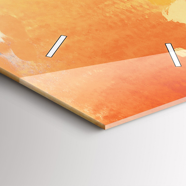 Ceas vertical de perete din sticlă Dragostea platoniciană