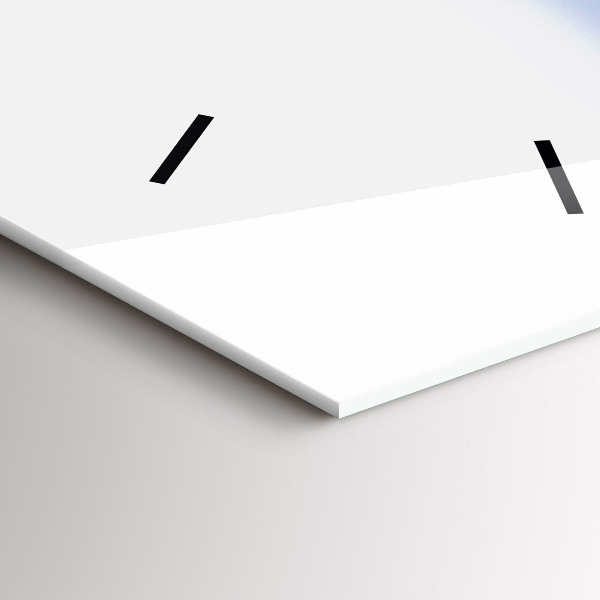 Ceas vertical de perete din sticlă Vedere sub apă