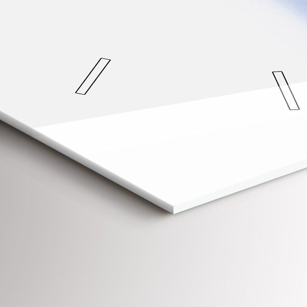 Ceas vertical de perete din sticlă Vedere sub apă