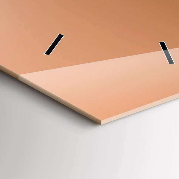 Ceas vertical de perete din sticlă Culori abstracte