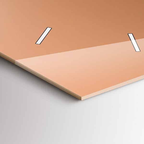 Ceas vertical de perete din sticlă Culori abstracte