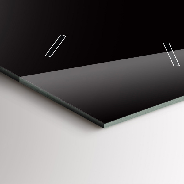 Ceas vertical de perete din sticlă Suc de portocale