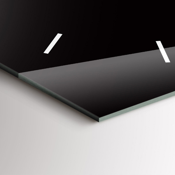 Ceas vertical de perete din sticlă Suc de portocale