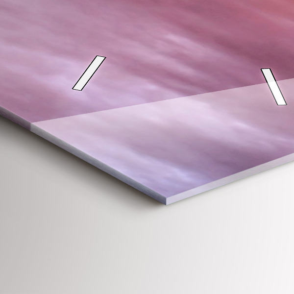 Ceas vertical de perete din sticlă Veche moară de vânt din Santorini