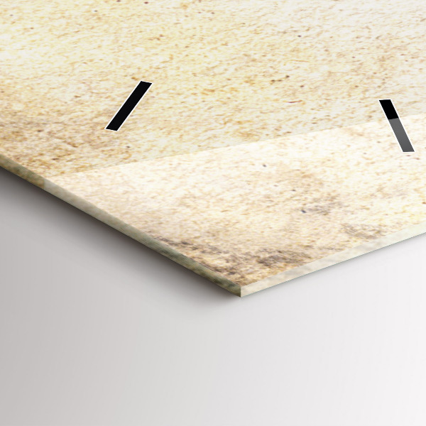 Ceas vertical de perete din sticlă Portret abstract al unei femei