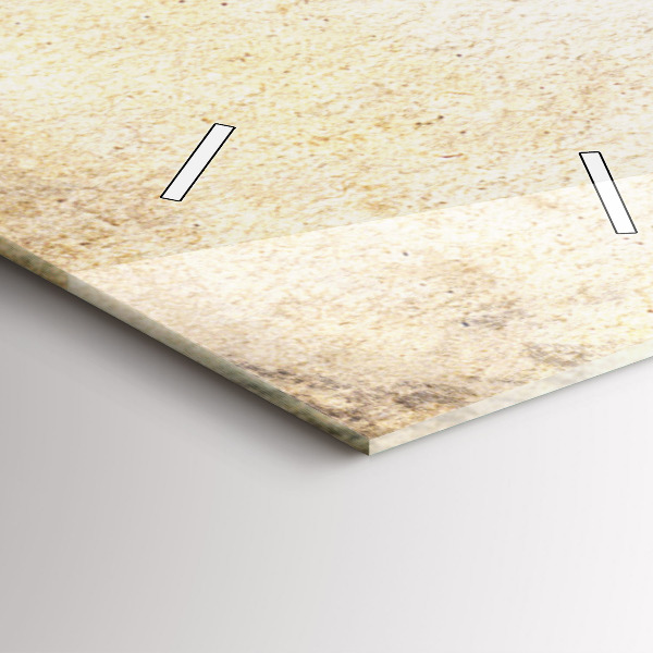 Ceas vertical de perete din sticlă Portret abstract al unei femei