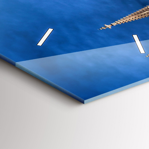 Ceas vertical de perete din sticlă Pod din Germania