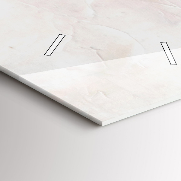 Ceas vertical de perete din sticlă Pictură în ulei a unui iaht de mare