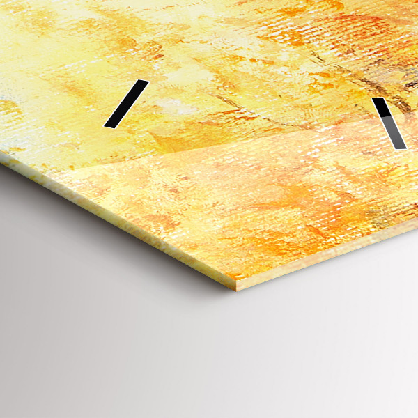 Ceas vertical de perete din sticlă Artă artistică